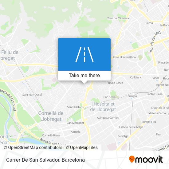 Carrer De San Salvador map