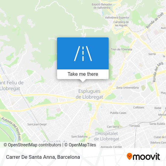 Carrer De Santa Anna map
