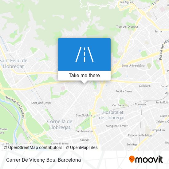 Carrer De Vicenç Bou map