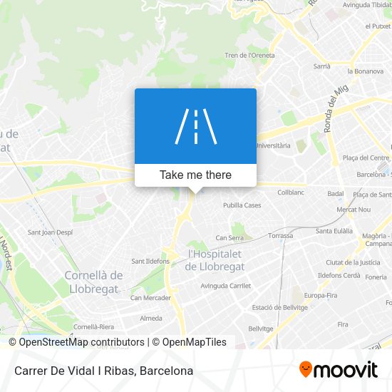 Carrer De Vidal I Ribas map