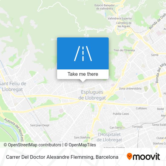 Carrer Del Doctor Alexandre Flemming map