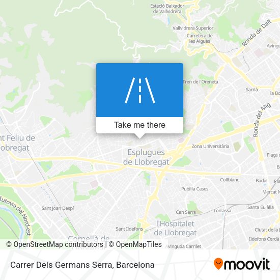 Carrer Dels Germans Serra map