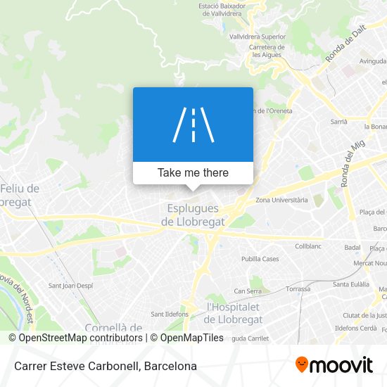 Carrer Esteve Carbonell map