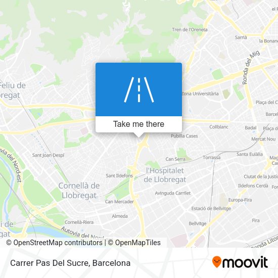 Carrer Pas Del Sucre map