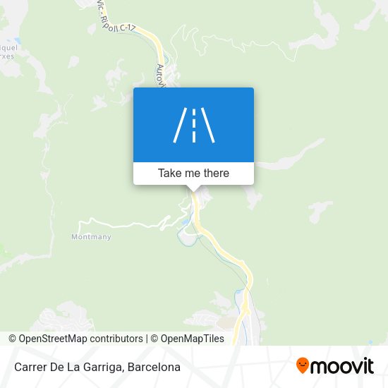 Carrer De La Garriga map