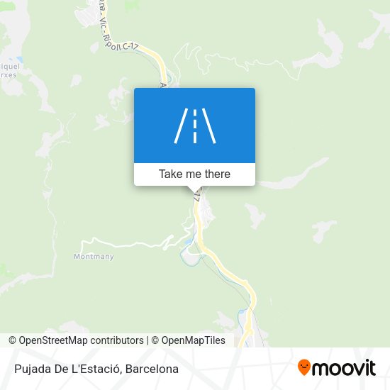 Pujada De L'Estació map