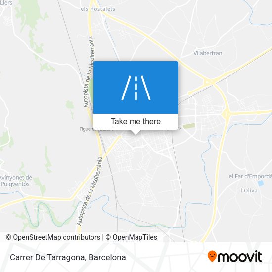 Carrer De Tarragona map