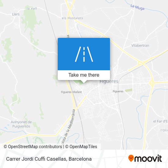 Carrer Jordi Cuffi Casellas map
