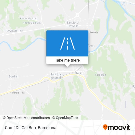 Camí De Cal Bou map
