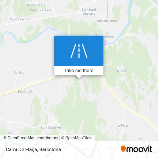 Camí De Flaçà map