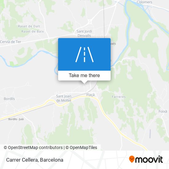 mapa Carrer Cellera