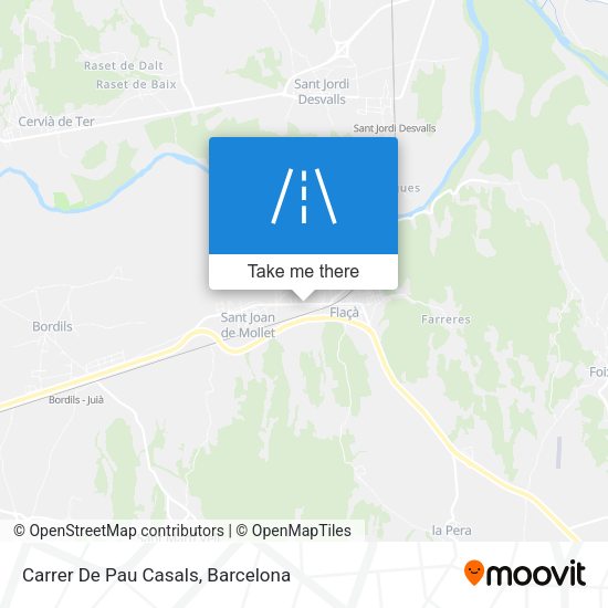 Carrer De Pau Casals map
