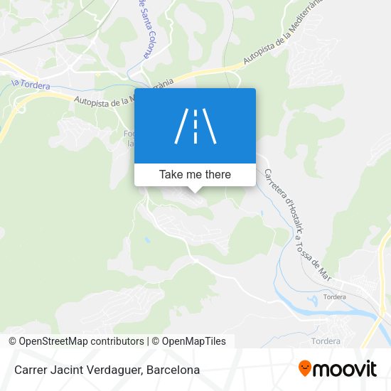 Carrer Jacint Verdaguer map