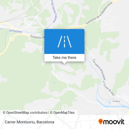 Carrer Montsoriu map