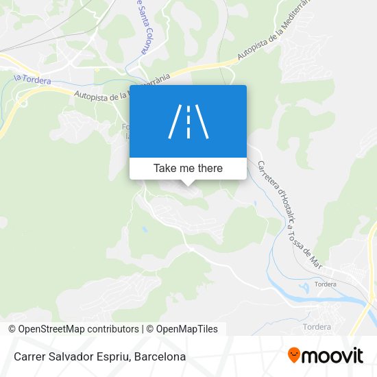 Carrer Salvador Espriu map