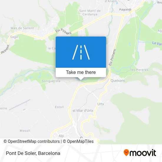 Pont De Soler map