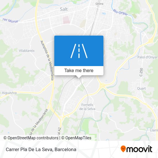 Carrer Pla De La Seva map