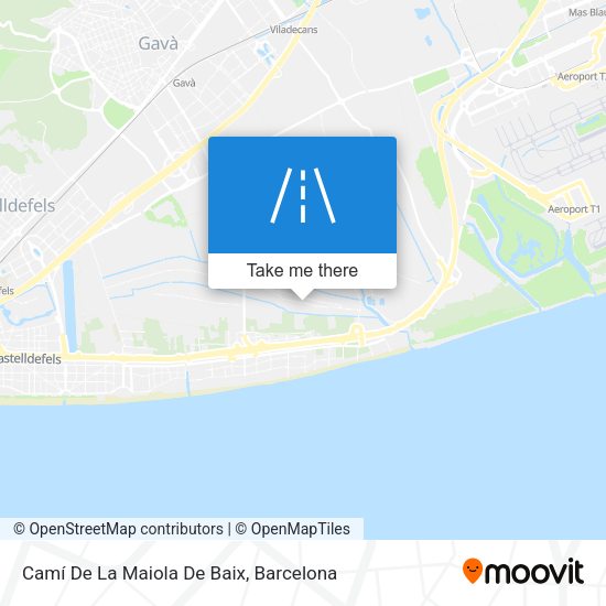 Camí De La Maiola De Baix map