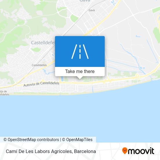 Camí De Les Labors Agrícoles map