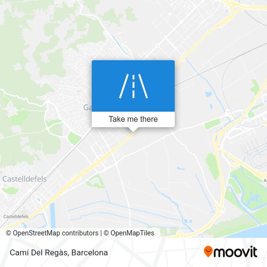 Camí Del Regàs map