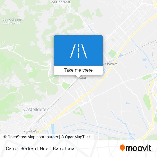 Carrer Bertran I Güell map