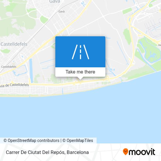 Carrer De Ciutat Del Repós map
