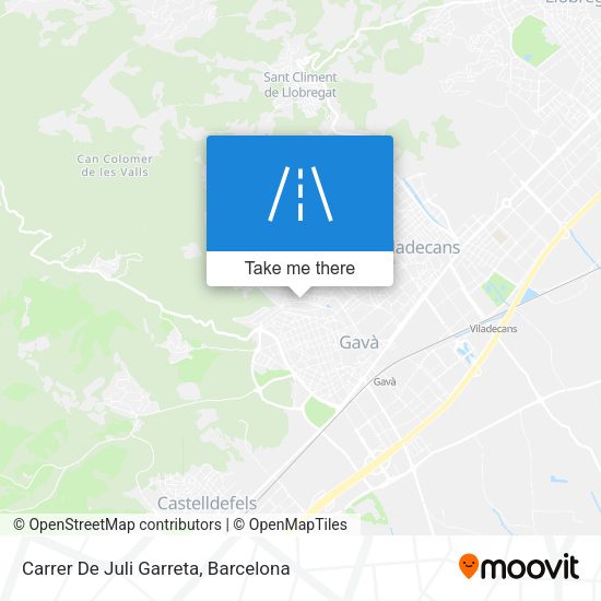 Carrer De Juli Garreta map