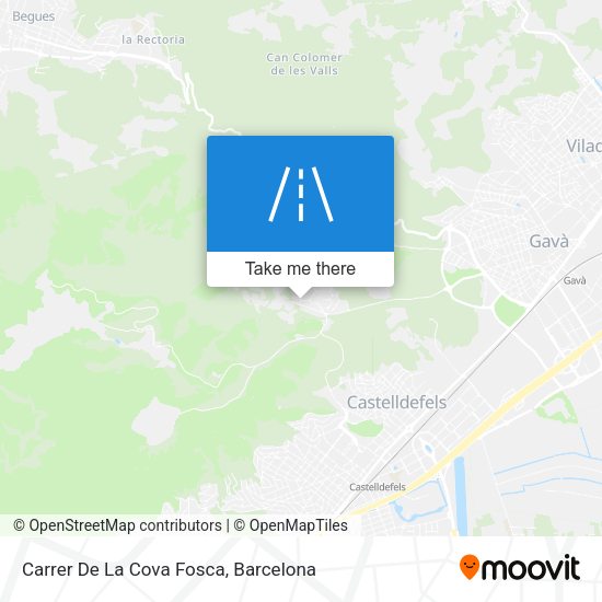 Carrer De La Cova Fosca map
