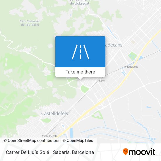 Carrer De Lluís Solé I Sabarís map