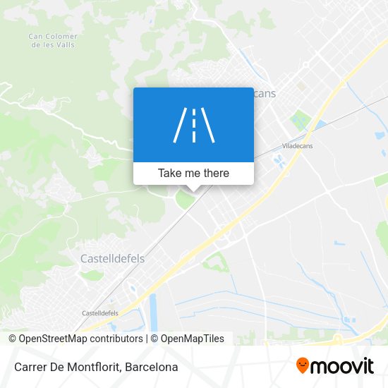 Carrer De Montflorit map