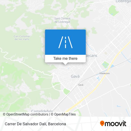 Carrer De Salvador Dalí map