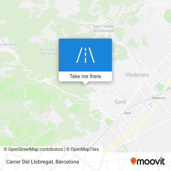 Carrer Del Llobregat map