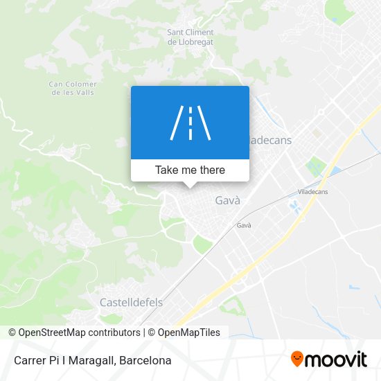 Carrer Pi I Maragall map