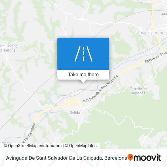 Avinguda De Sant Salvador De La Calçada map
