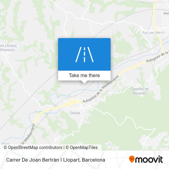 Carrer De Joan Bertràn I Llopart map