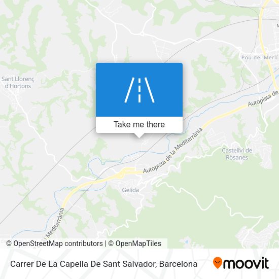 Carrer De La Capella De Sant Salvador map