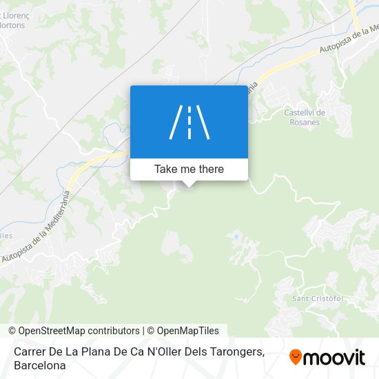 Carrer De La Plana De Ca N'Oller Dels Tarongers map
