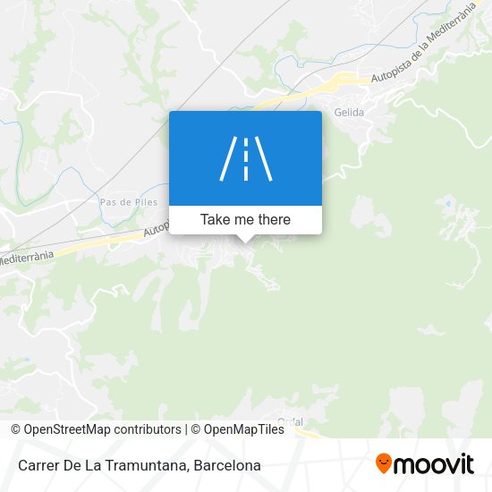 Carrer De La Tramuntana map