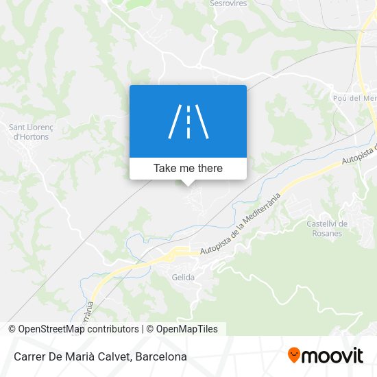 Carrer De Marià Calvet map