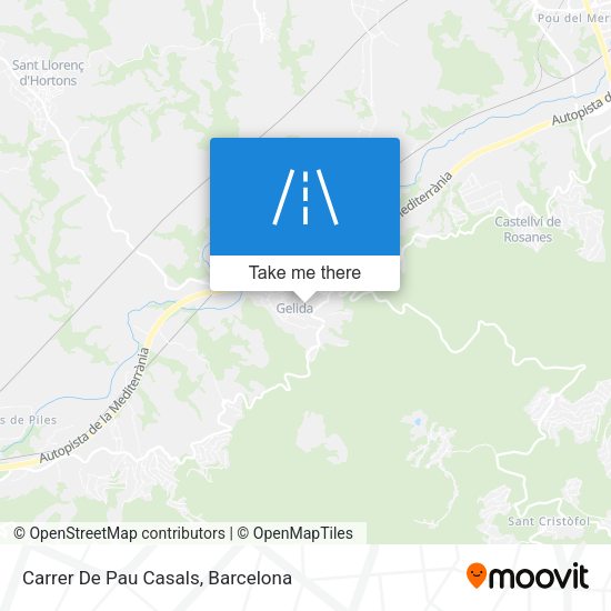 Carrer De Pau Casals map