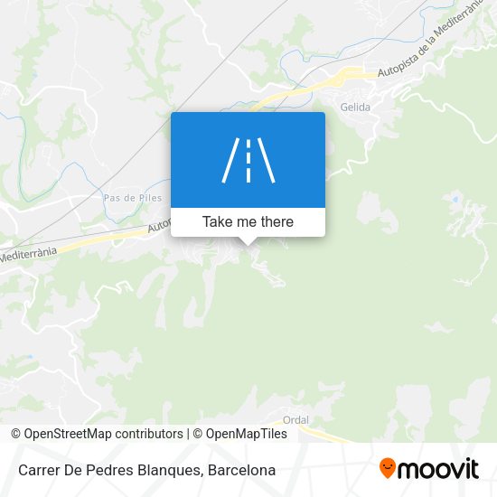 Carrer De Pedres Blanques map