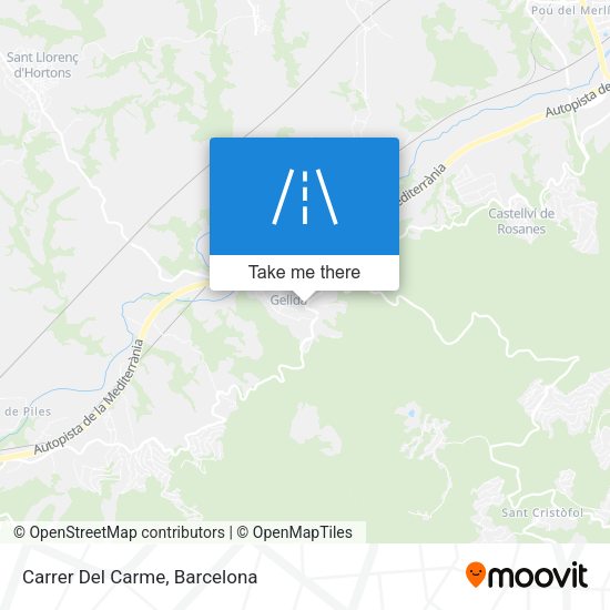 Carrer Del Carme map