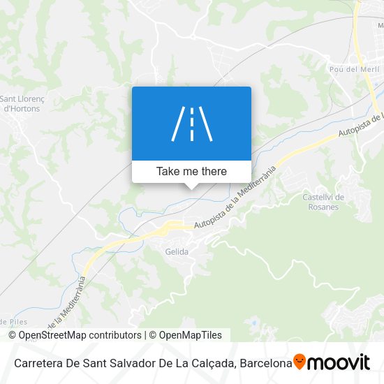 Carretera De Sant Salvador De La Calçada map