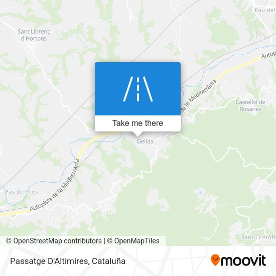 Passatge D'Altimires map