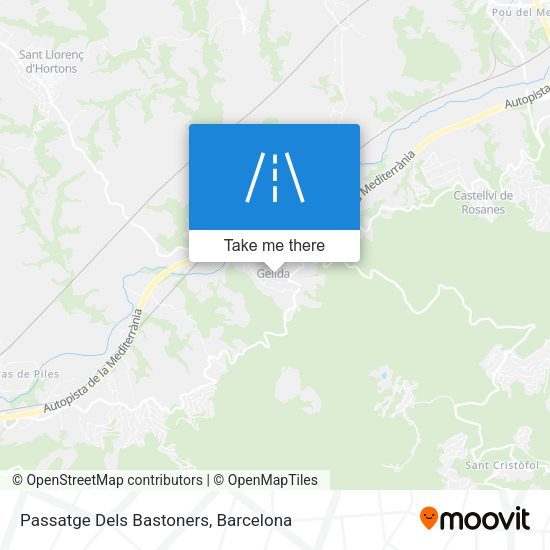 Passatge Dels Bastoners map