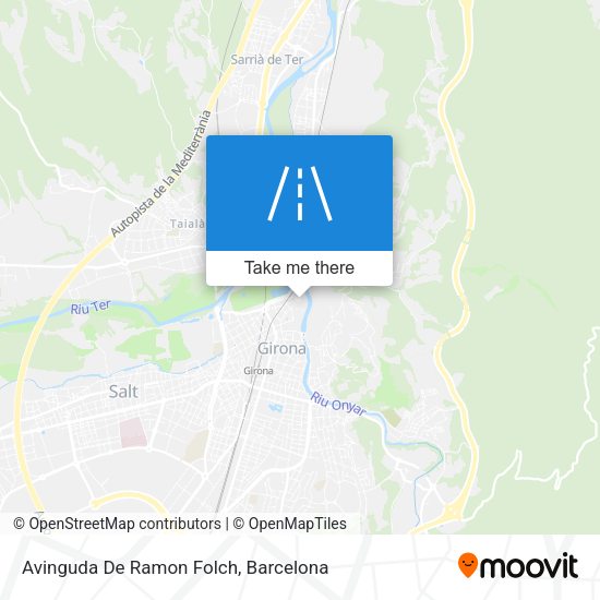Avinguda De Ramon Folch map