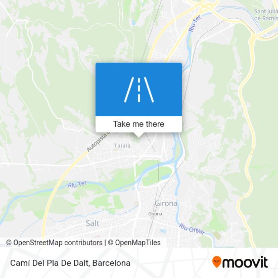 Camí Del Pla De Dalt map