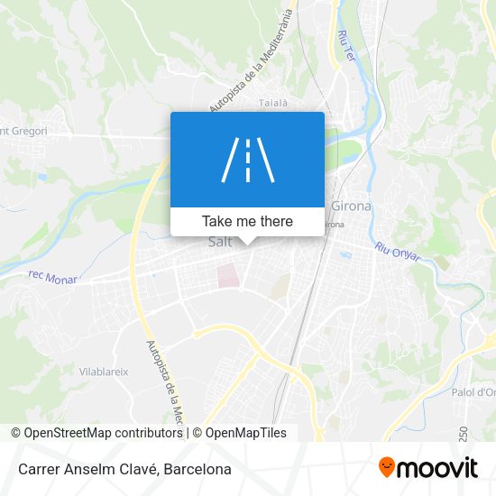 Carrer Anselm Clavé map
