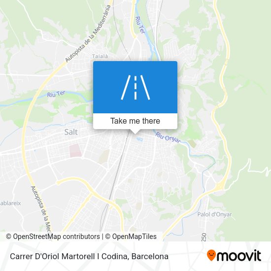 Carrer D'Oriol Martorell I Codina map