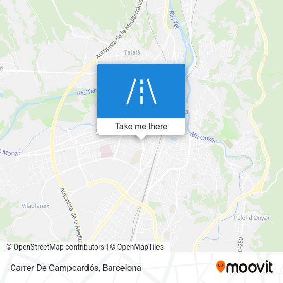 Carrer De Campcardós map